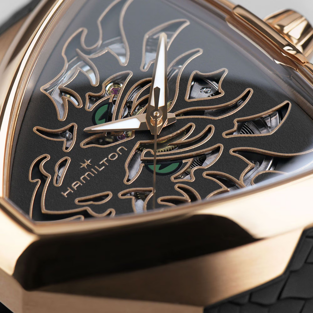 Relógio Hamilton Ventura Elvis80 Skeleton Auto 42mm x 45mm - H24525332