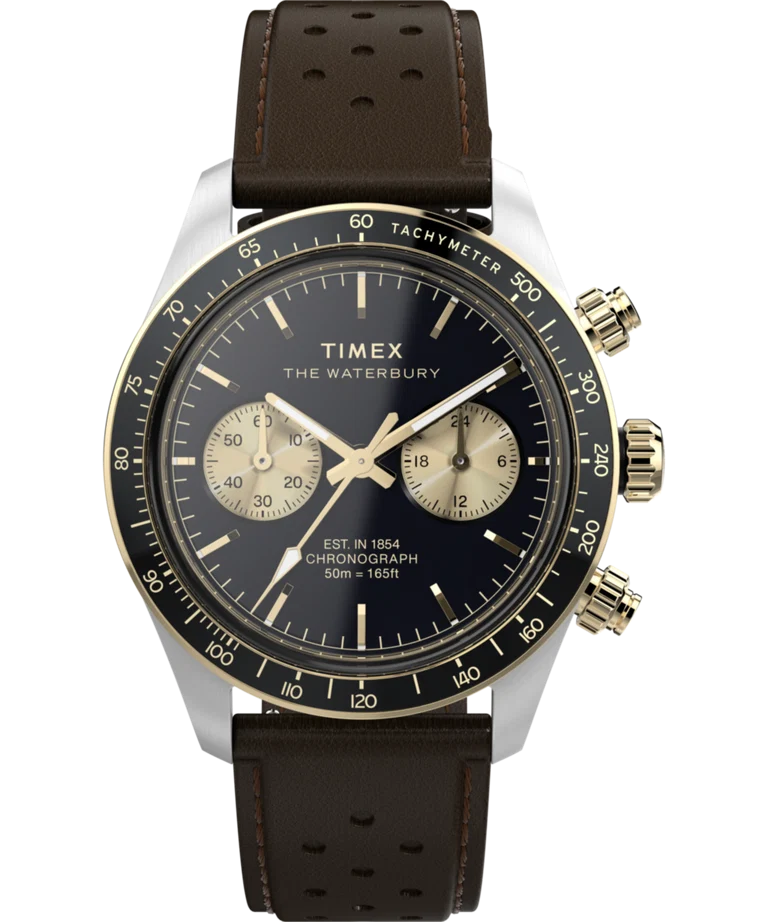 Relógio Timex Waterbury Heritage Chronograph 39mm - TW2Y24100