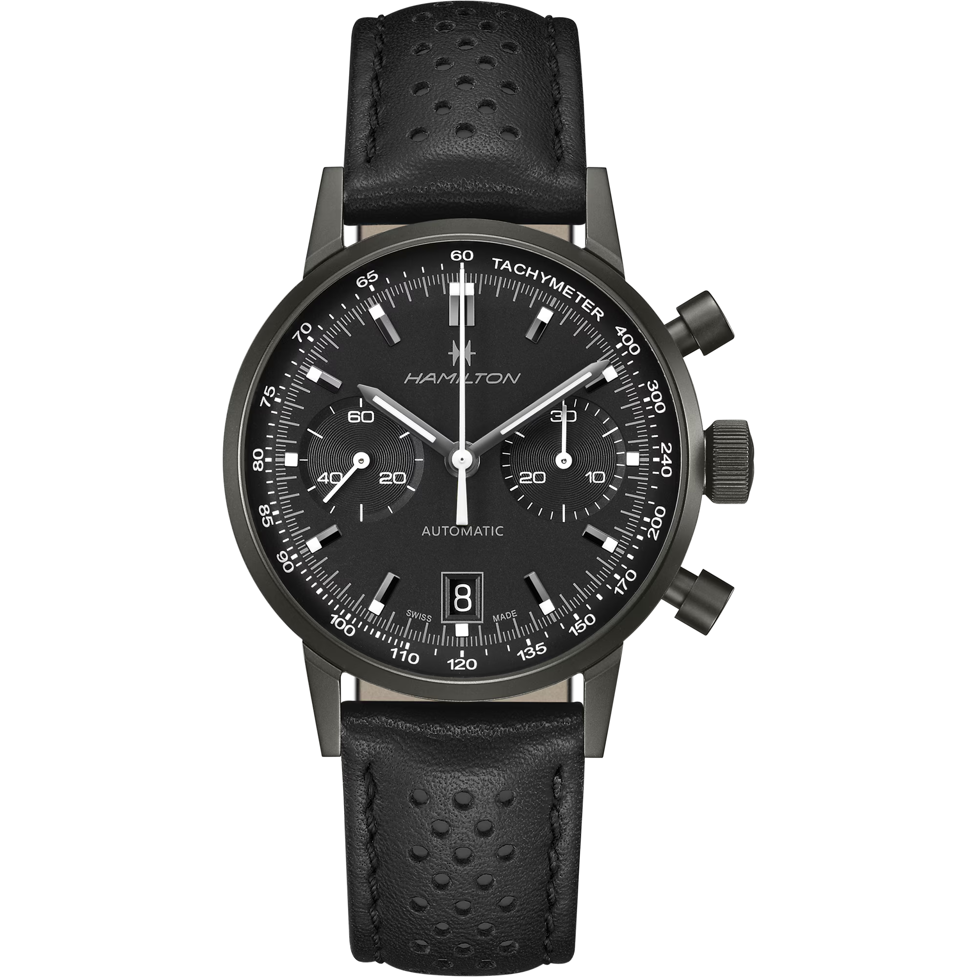 Relógio Hamilton American Classic Intra-Matic Automatico Chrono 40mm - H38446730