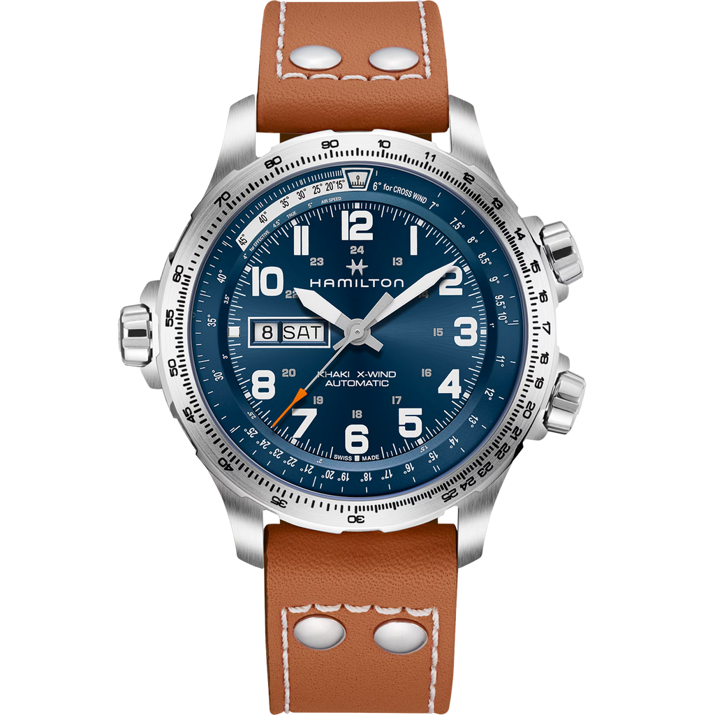 Relógio Hamilton Khaki Aviation X-Wind Day Date Automatico 45mm - H77765541
