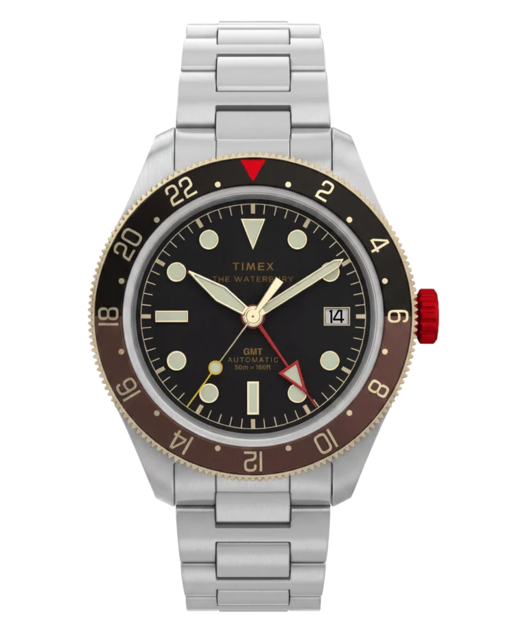 Relógio Timex Waterbury Heritage Automatic GMT - TW2Y93500