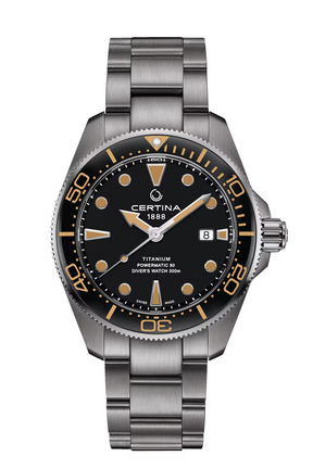 Relógio Certina DS Action Diver 43 mm Powermatic 80 - C032.607.44.051.00