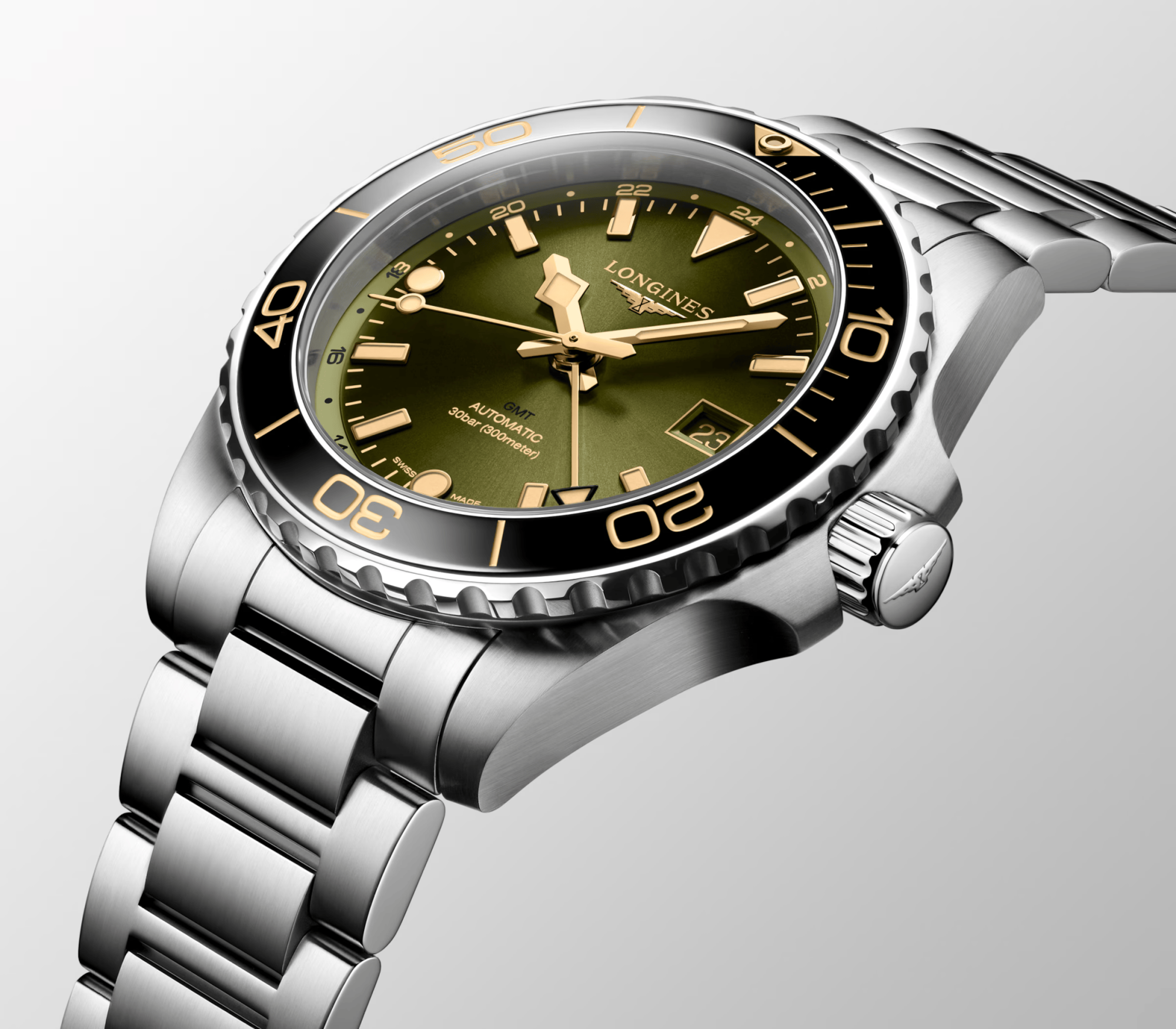Longines Hydroconquest GMT Watch - L3.890.4.06.6