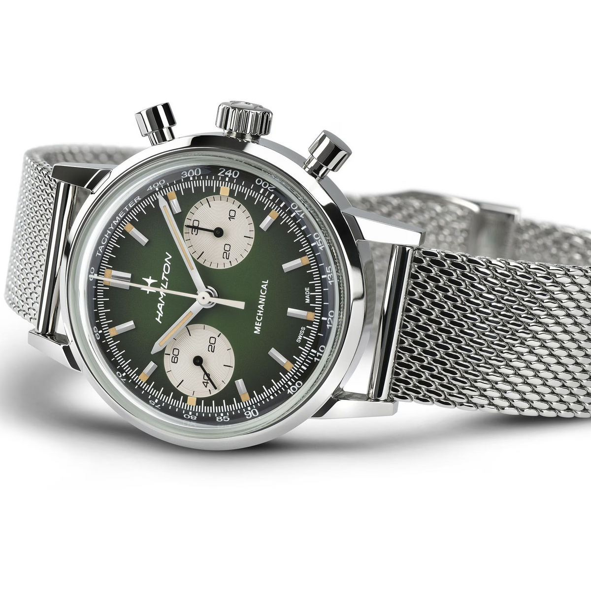 Relógio Hamilton American Classic Intra-matic Chronograph H 40mm - H38429861