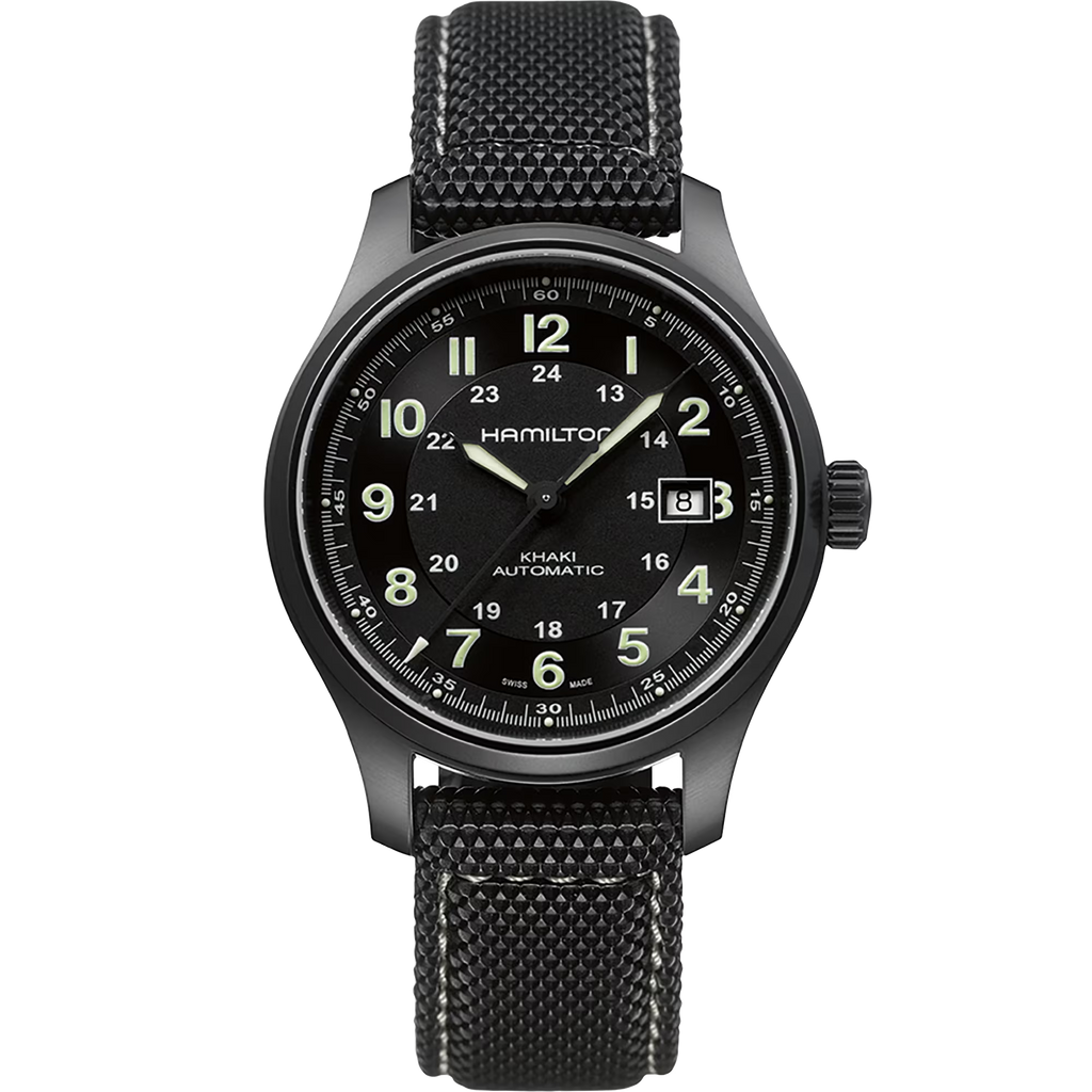 Relógio Hamilton Khaki Field Titanium Auto 42mm - H70575733