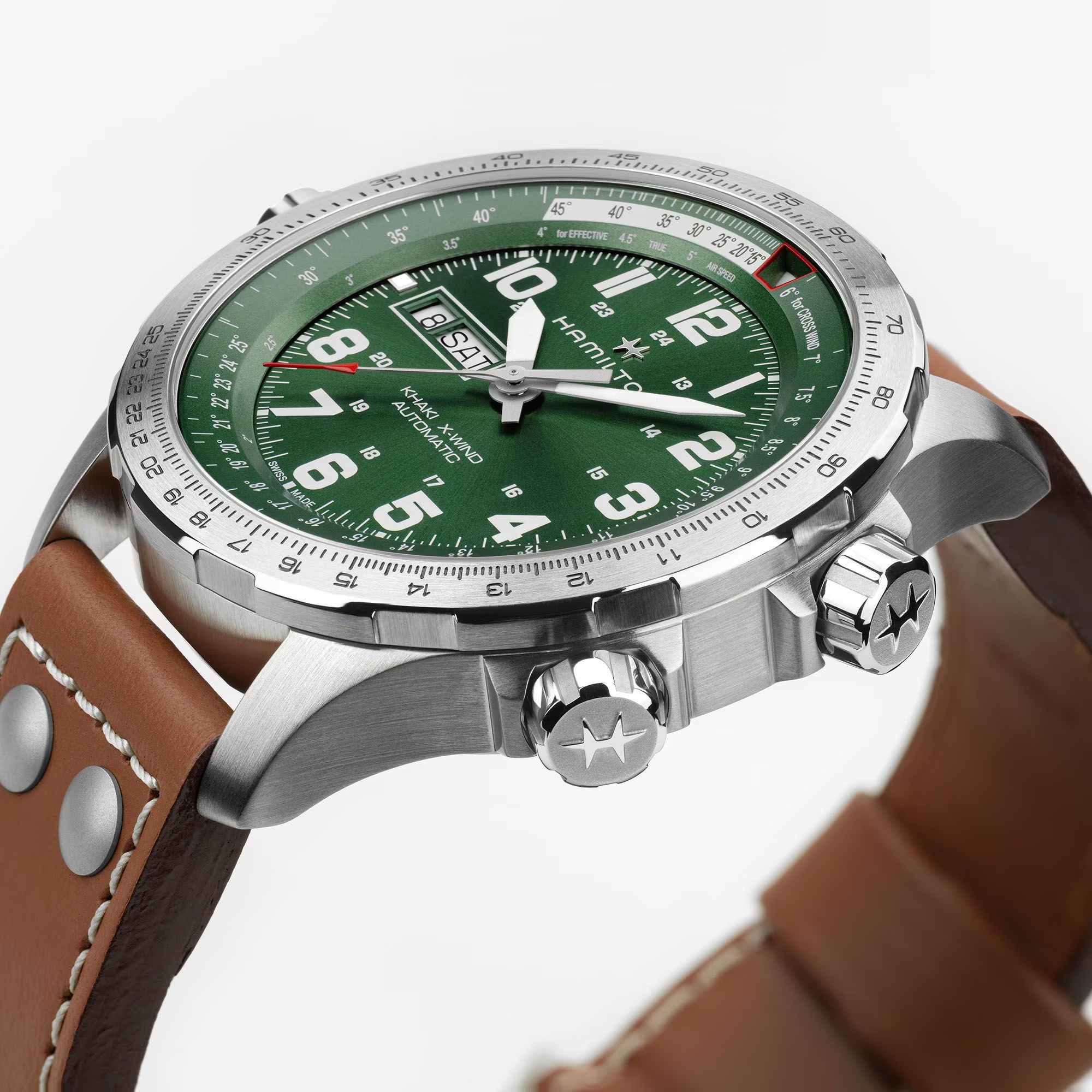 Relógio Hamilton Khaki Aviation X-Wind Day Date Automatico 45mm - H77735560