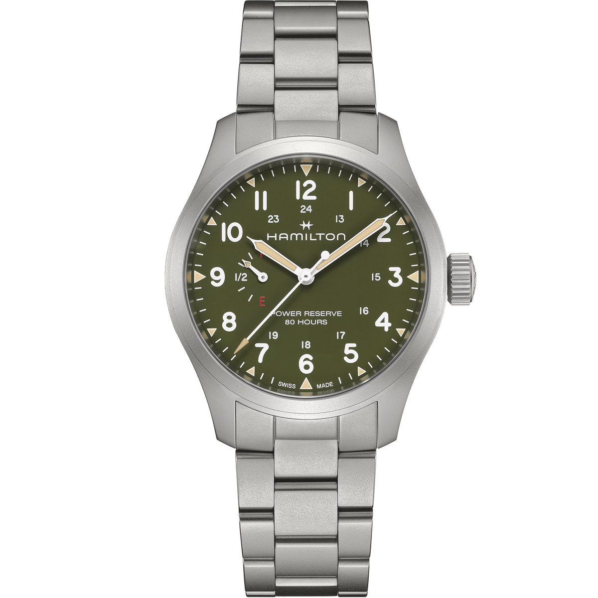 Relógio Hamilton Khaki Field Power Reserve 40mm - H69509160