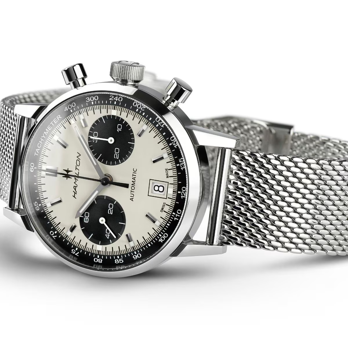 Relógio Hamilton American Classic Intra-Matic Automatico Chrono 40mm - H38416111
