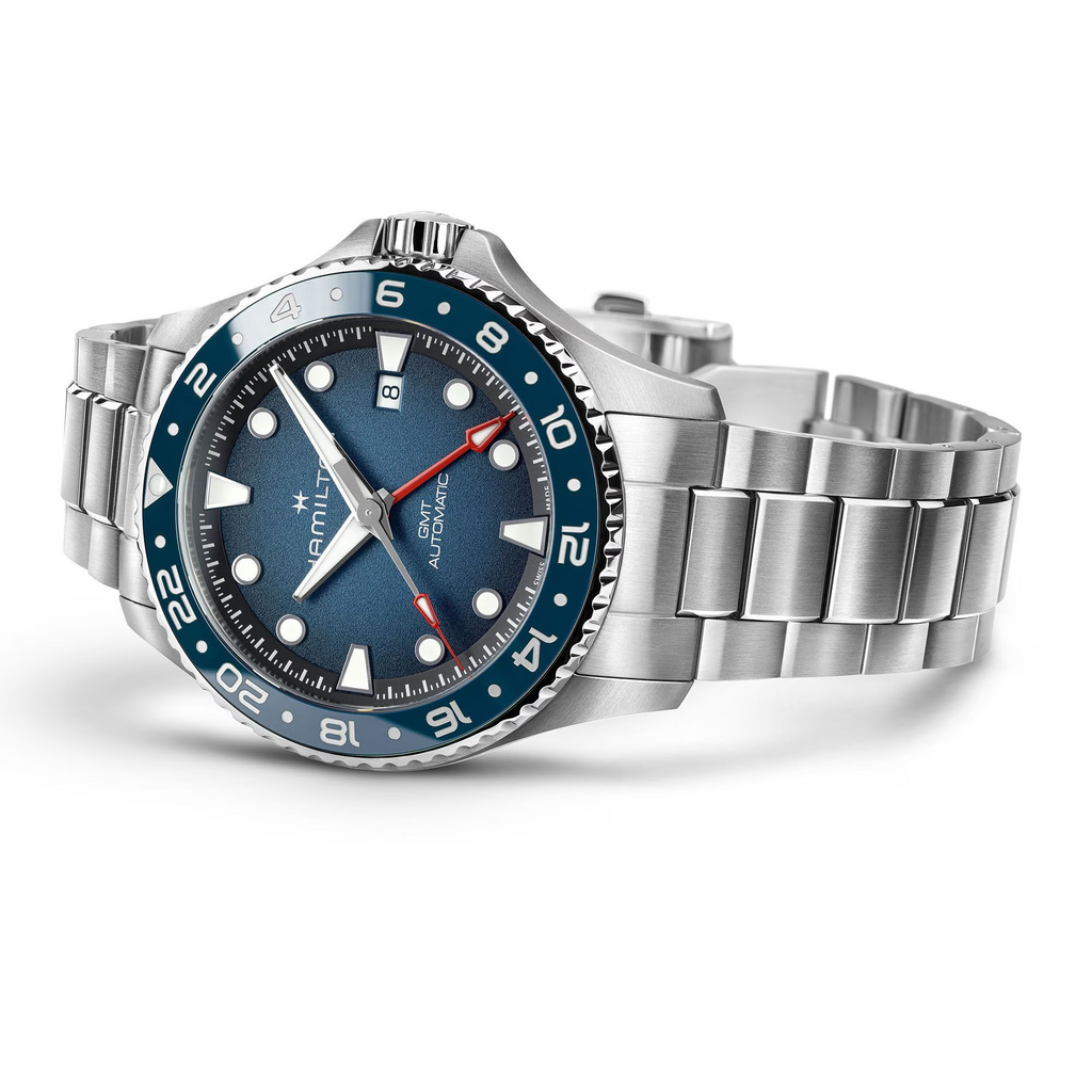 Relógio Hamilton Khaki Navy Scuba Auto GMT 43mm - H82535140