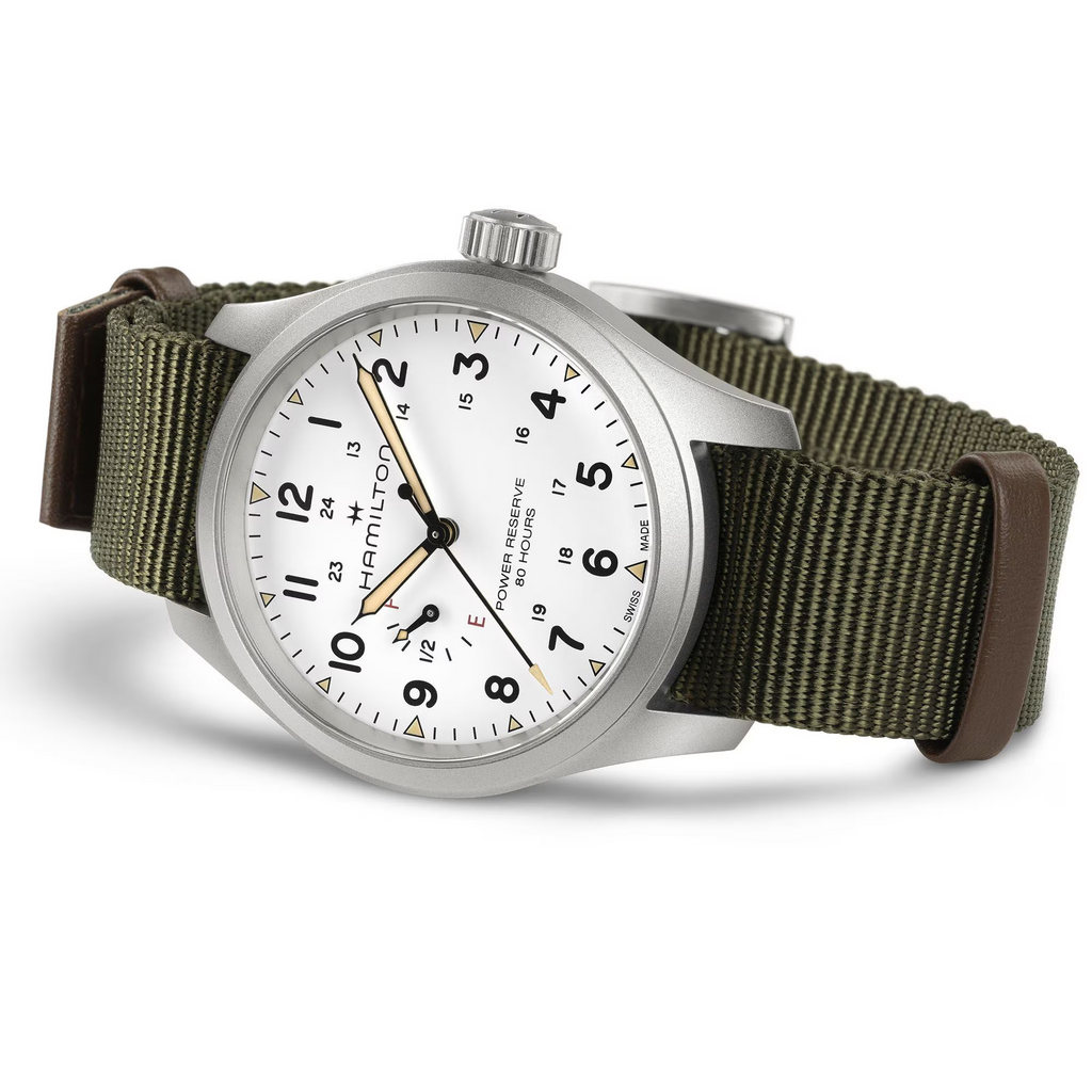 Relógio Hamilton Khaki Field Mechanical Power Reserve 40mm - H69509910