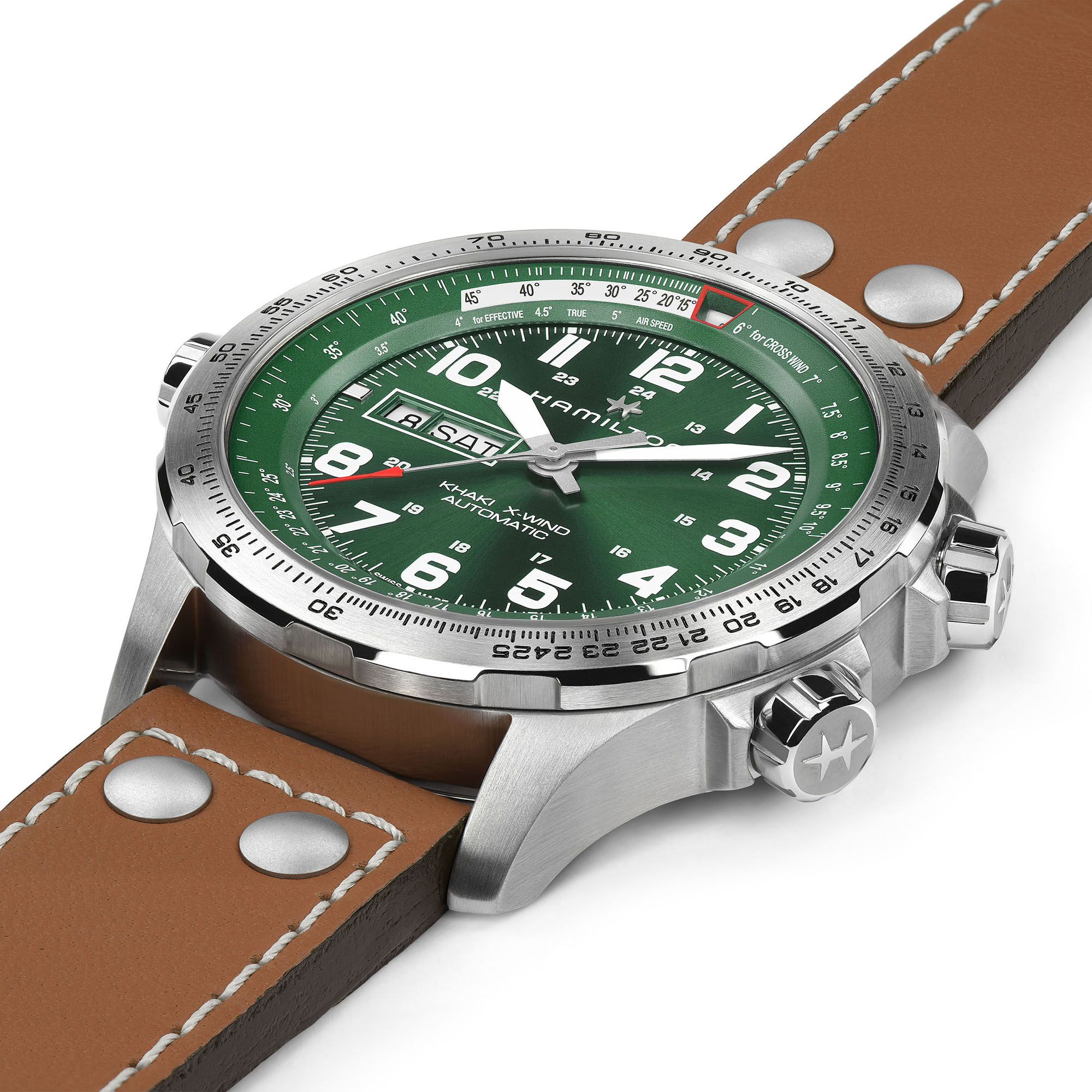 Relógio Hamilton Khaki Aviation X-Wind Day Date Automatico 45mm - H77735560