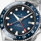 Relógio Hamilton Khaki Navy Scuba Auto GMT 43mm - H82535140