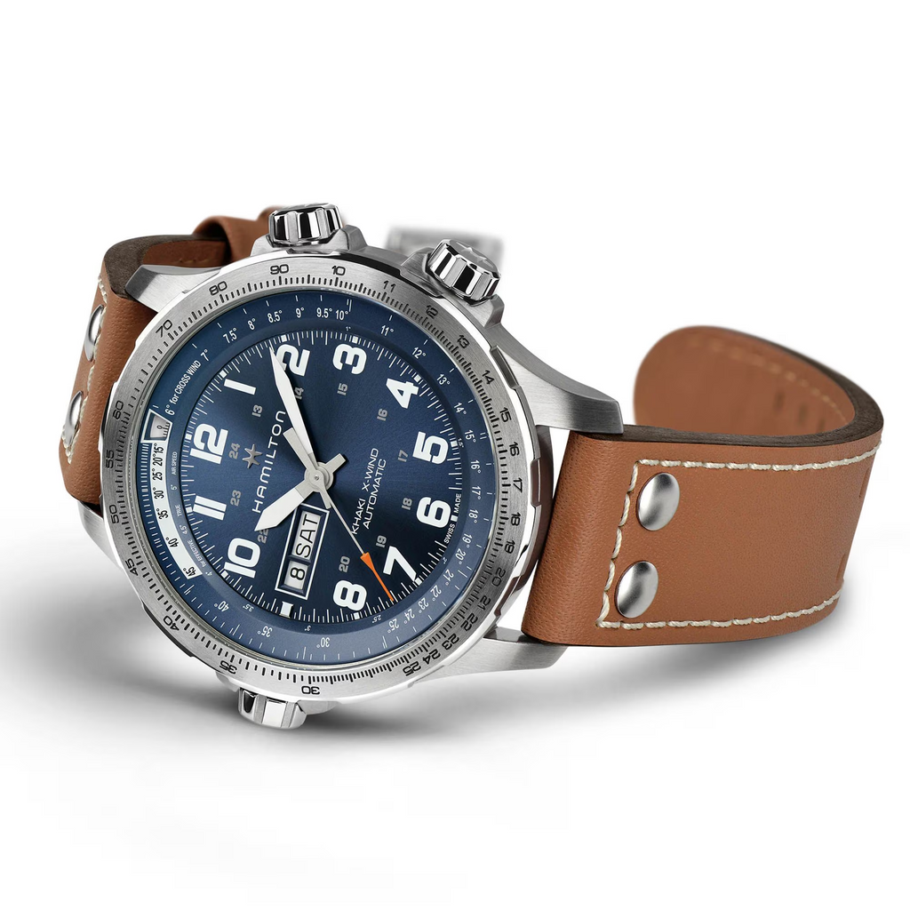Relógio Hamilton Khaki Aviation X-Wind Day Date Automatico 45mm - H77765541