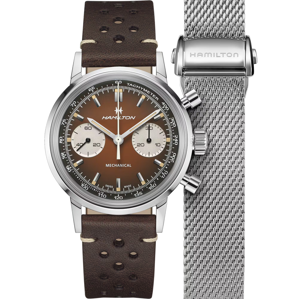 Relógio Hamilton American Classic Intra-matic Chronograph H 40mm - H38429591