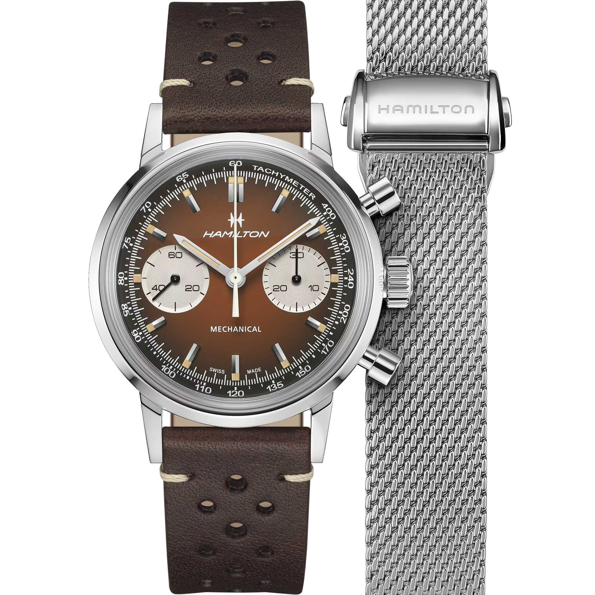 Relógio Hamilton American Classic Intra-matic Chronograph H 40mm - H38429591