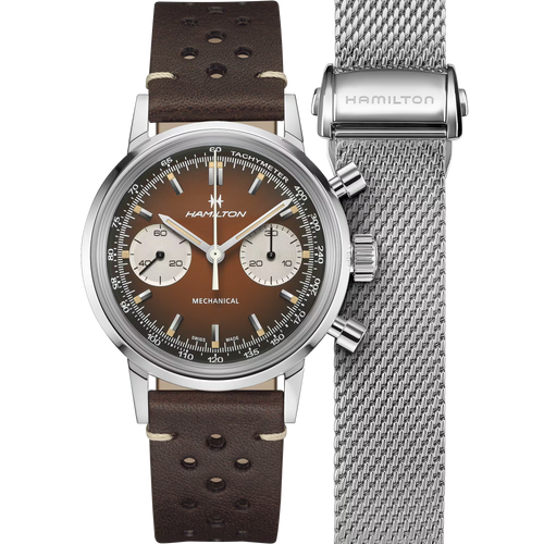 Relógio Hamilton American Classic Intra-matic Chronograph H 40mm - H38429591