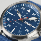 Relógio Hamilton Khaki Aviation Pilot Day Date Automatico - Air-Glaciers Edition 42mm - H64655941