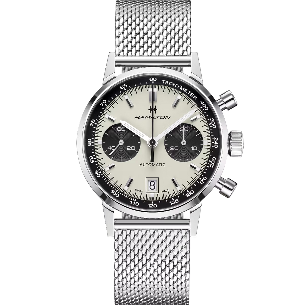 Relógio Hamilton American Classic Intra-Matic Automatico Chrono 40mm - H38416111