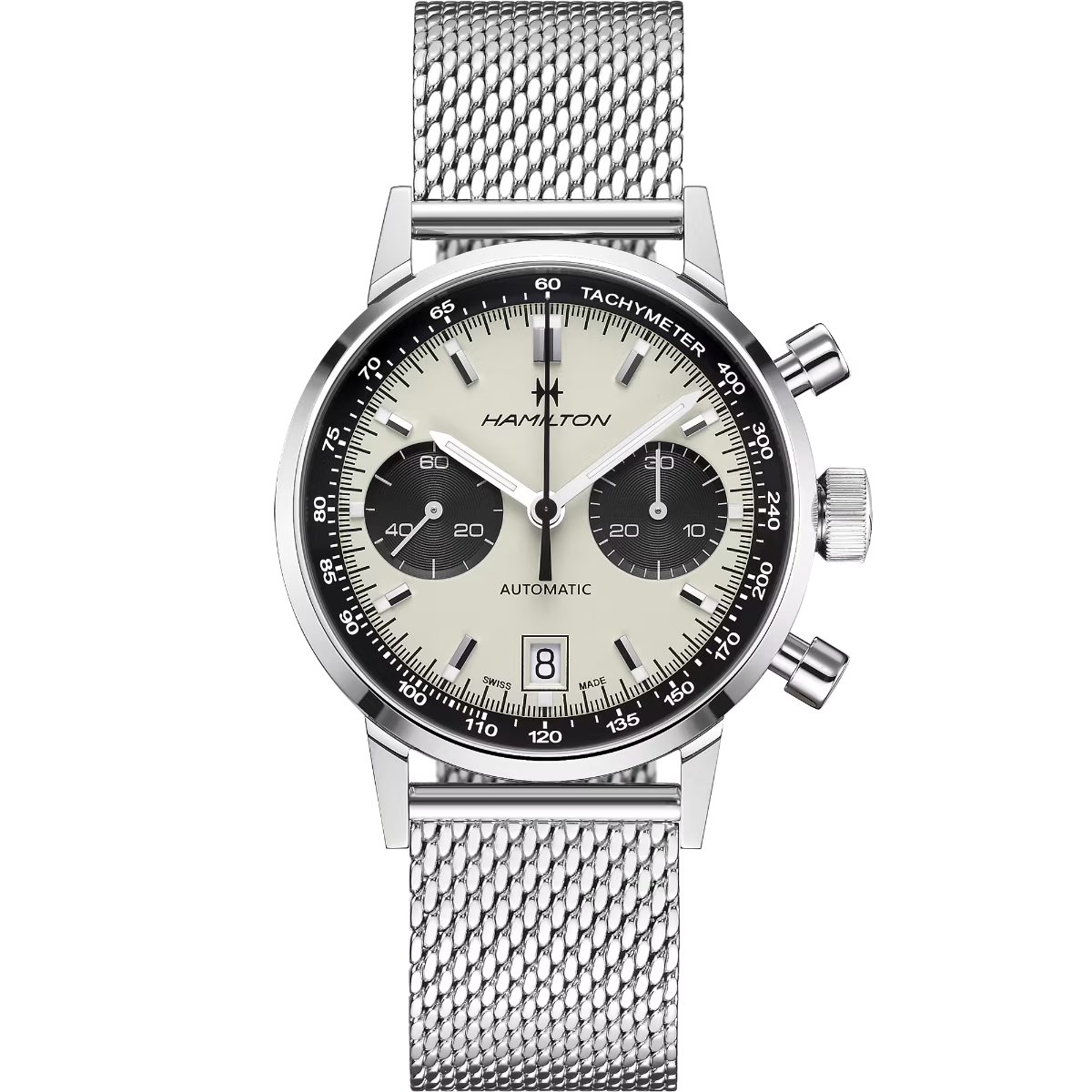 Relógio Hamilton American Classic Intra-Matic Automatico Chrono 40mm - H38416111