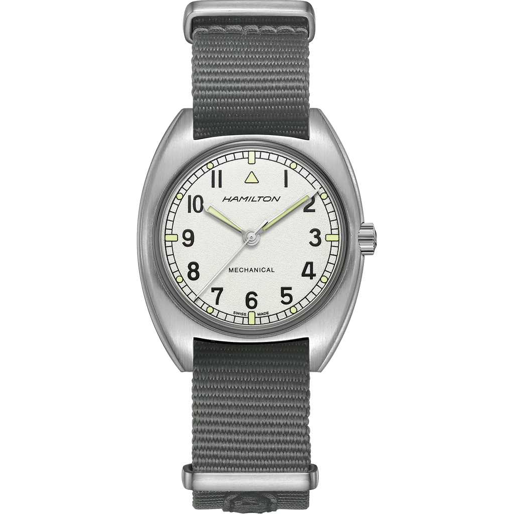 Relógio Hamilton Khaki Aviation Pilot Pioneer Mecanico 36mm x 33mm - H76419951