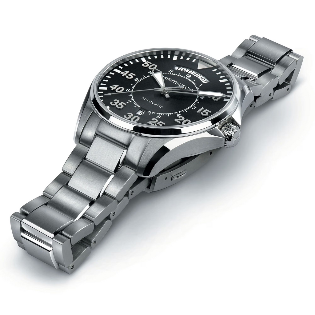 Relógio Hamilton Khaki Aviation Pilot Day Date Automatico 42mm - H64615135