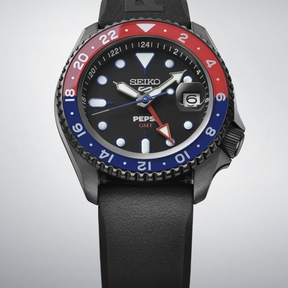 Relógio Seiko 5 Sports GMT Limited Edition PEPSI (made in japan) SBSC023