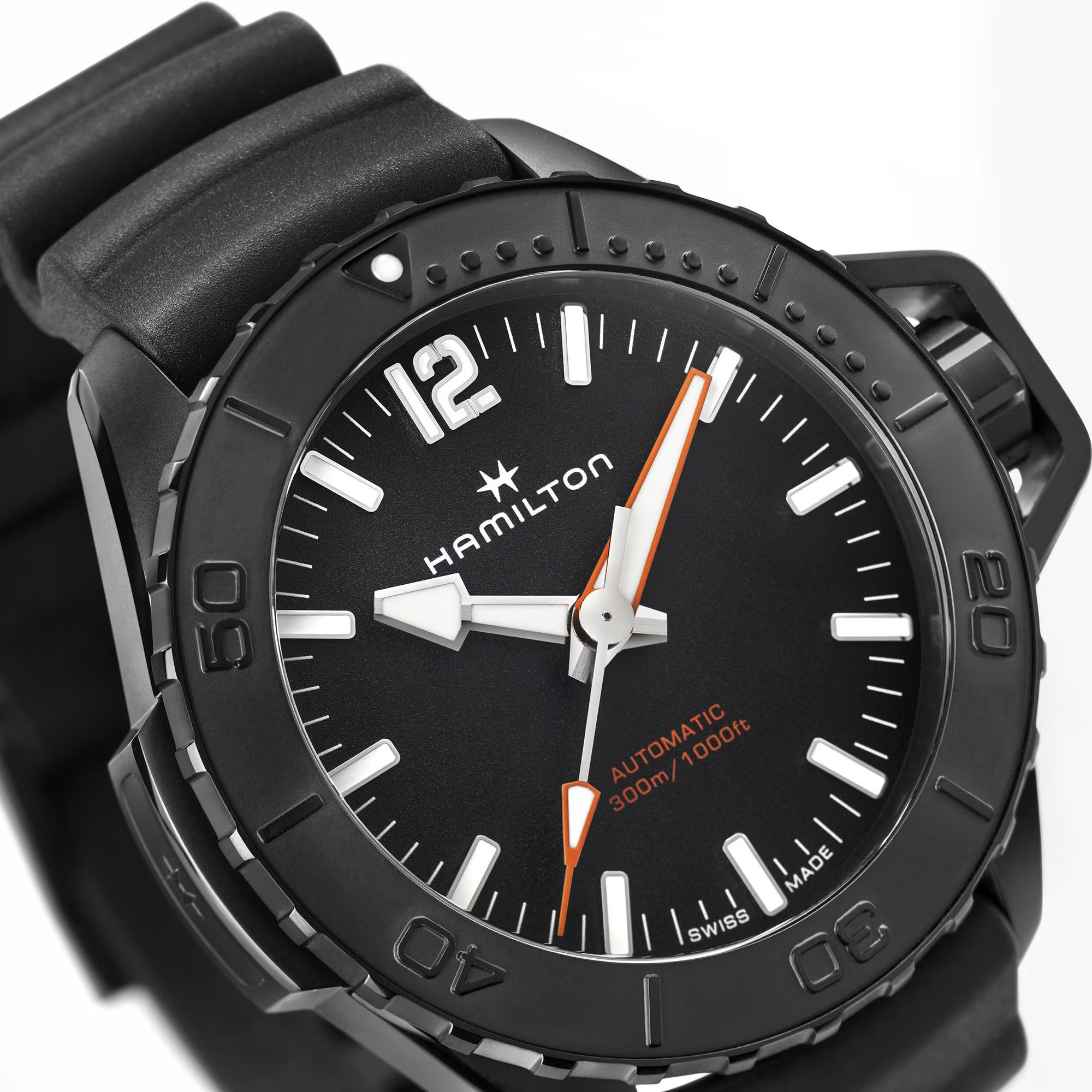 Relógio Hamilton Khaki Navy Frogman Auto 46mm - H77855330