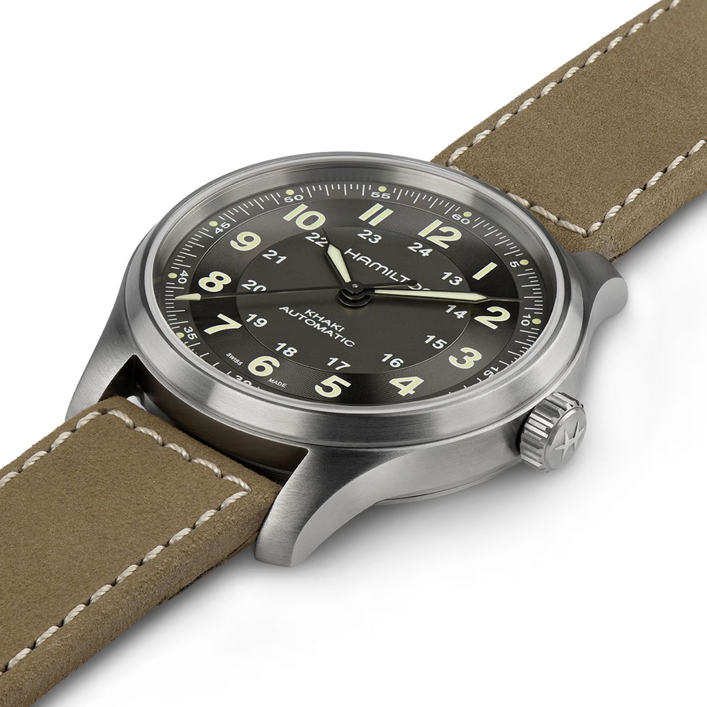 Relógio Hamilton Khaki Field Titanium Auto 42mm - H70545550