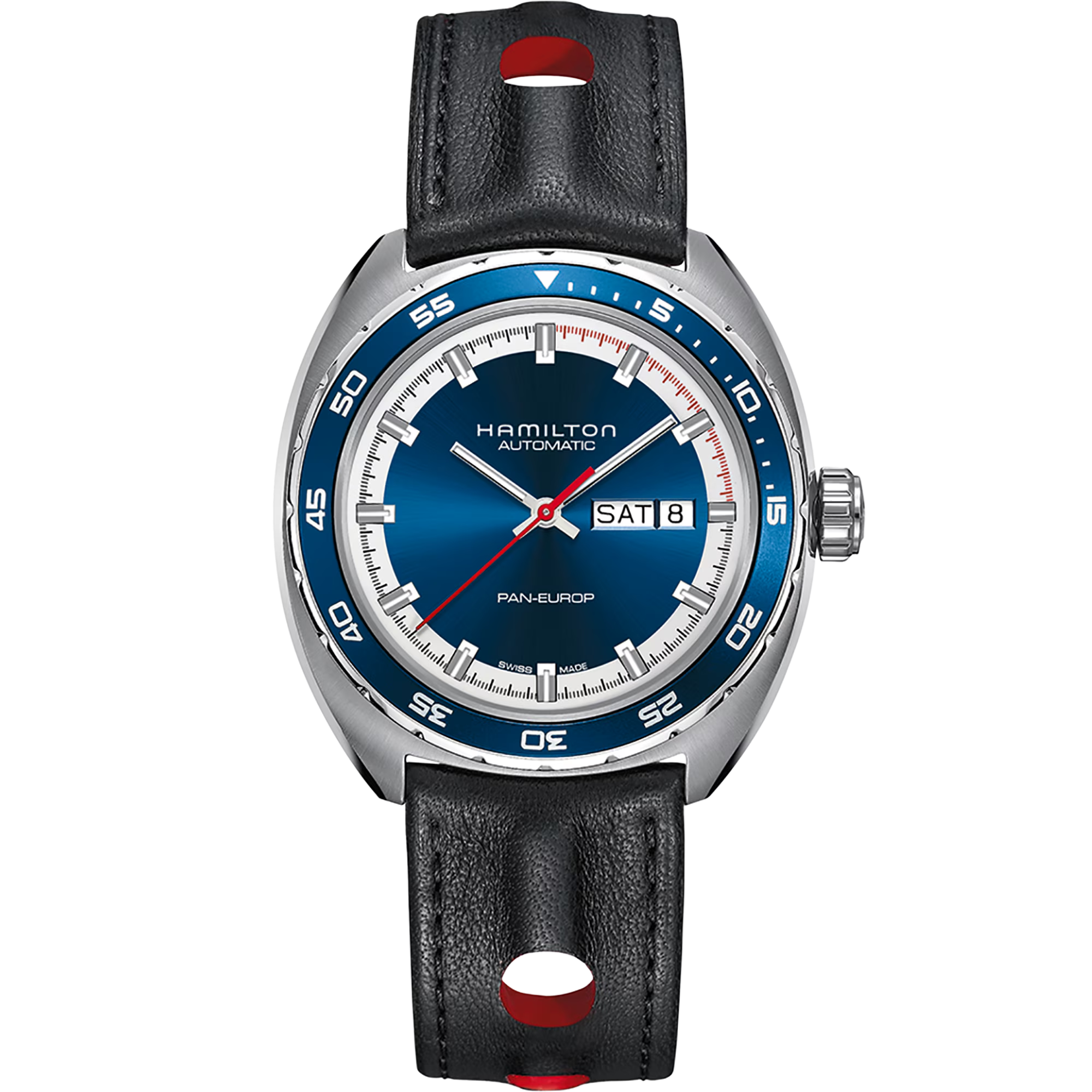 Relógio Hamilton American Classic Pan Europ Day Date Auto 42mm - H35405741