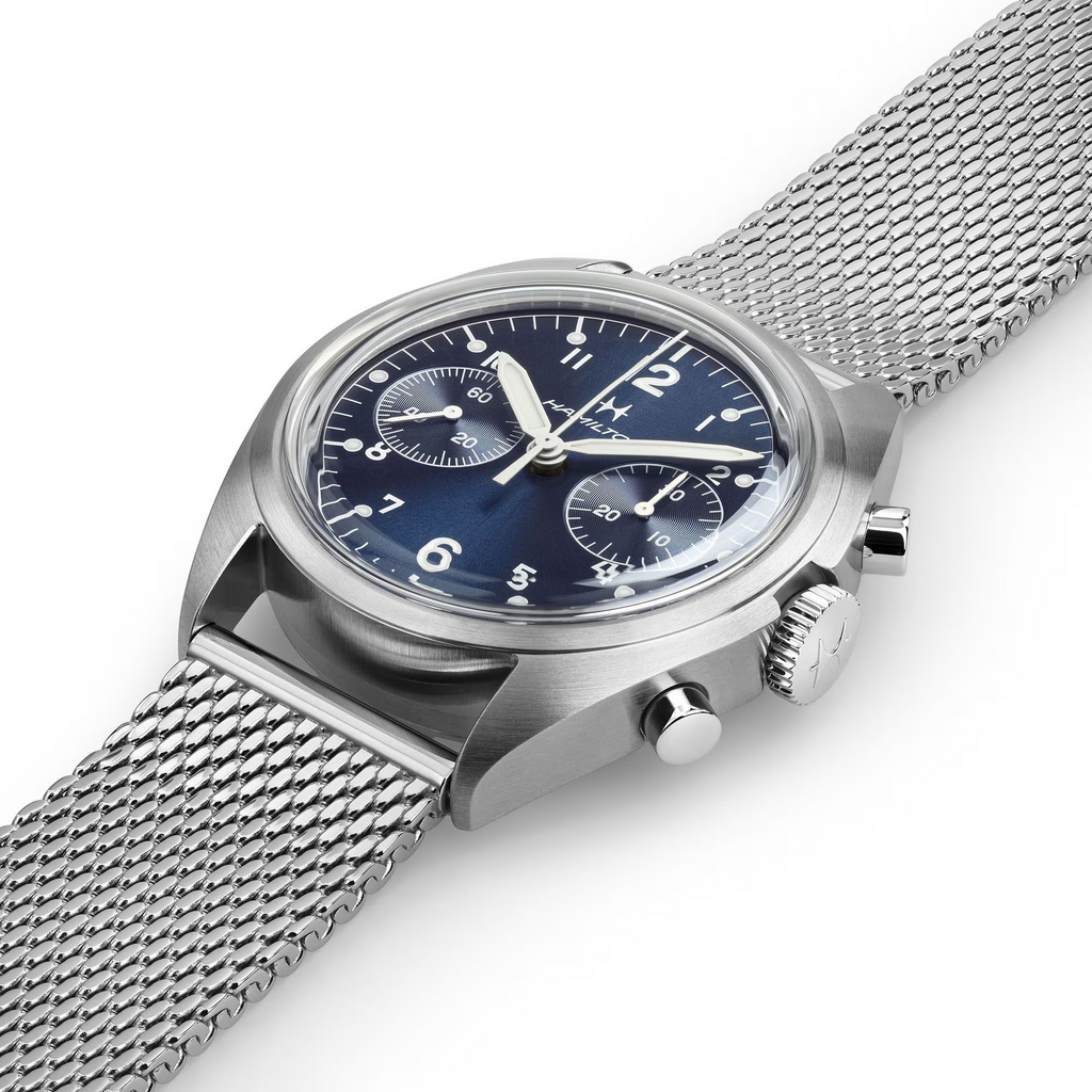 Relógio Hamilton Khaki Aviation Pilot Pioneer Mecanico Chrono 40mm - H76409140
