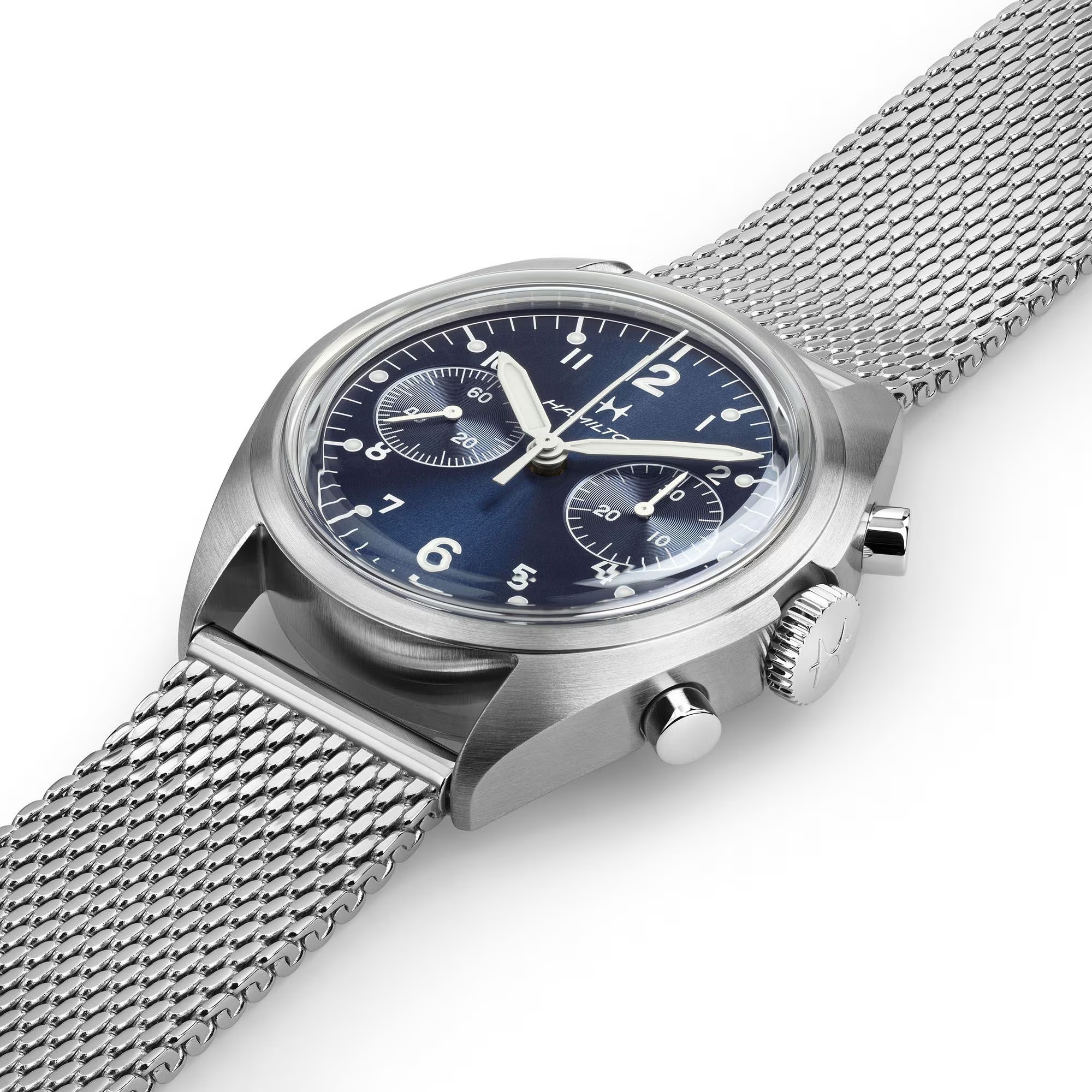 Relógio Hamilton Khaki Aviation Pilot Pioneer Mecanico Chrono 40mm - H76409140