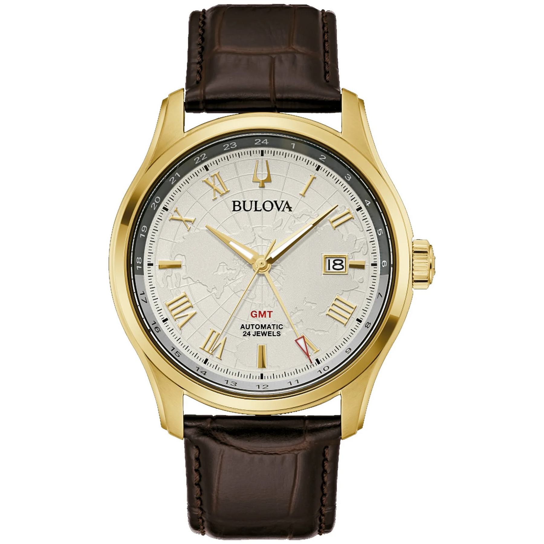 Relógio Bulova Wilton GMT Automático - 97B210