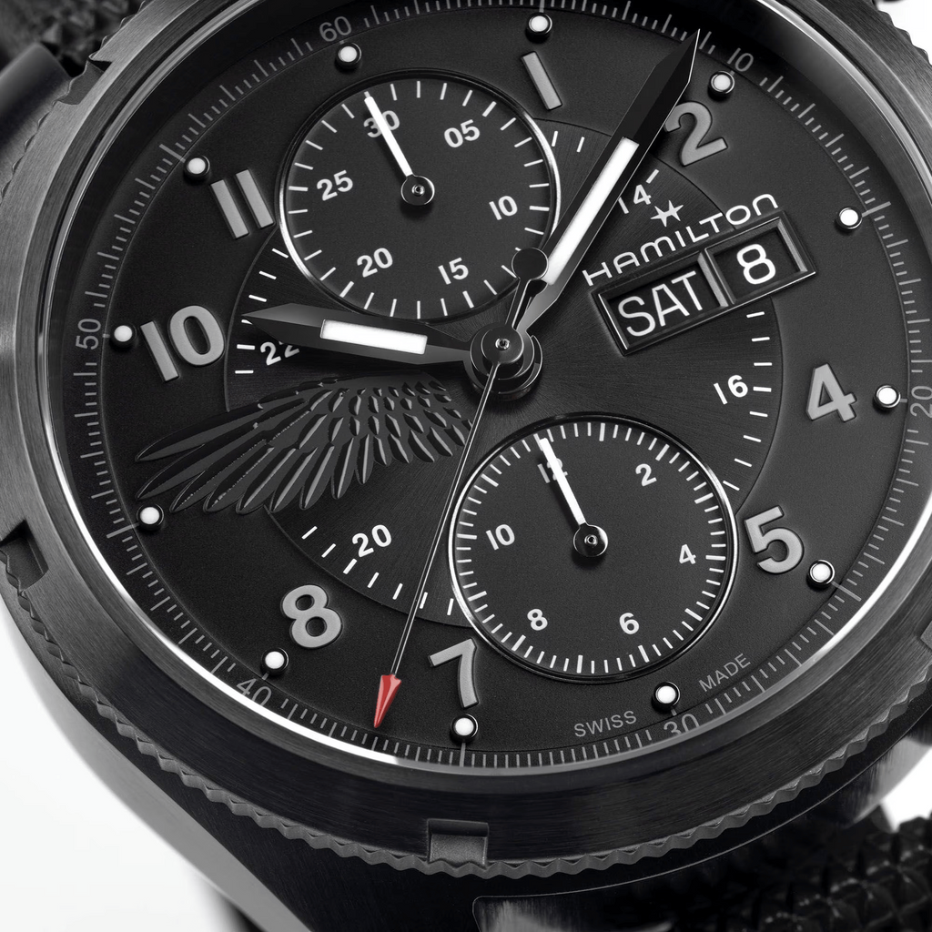 Relógio Hamilton Khaki Field Auto Chrono Resident Evil Requiem Limited Edition
