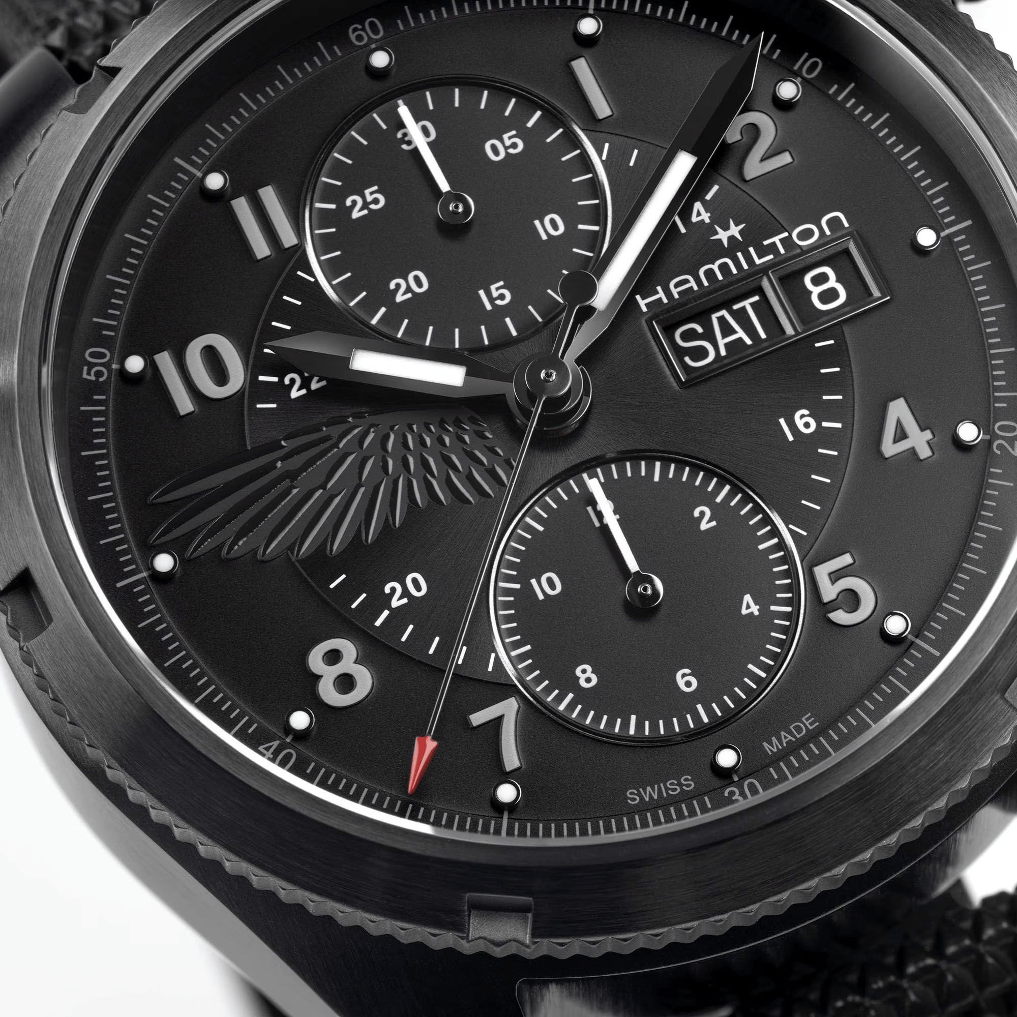 Relógio Hamilton Khaki Field Auto Chrono Resident Evil Requiem Limited Edition