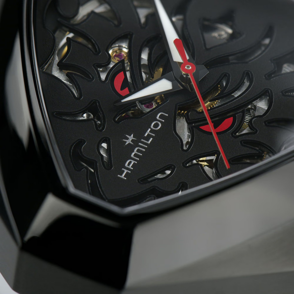 Relógio Hamilton Ventura Elvis80 Skeleton Auto 42mm x 45mm - H24535332