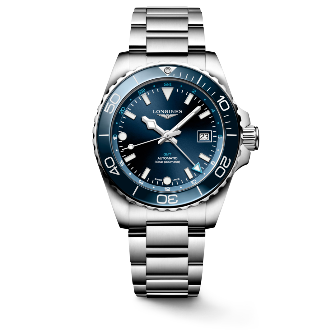 Longines Hydroconquest GMT Watch - L3.790.4.96.6