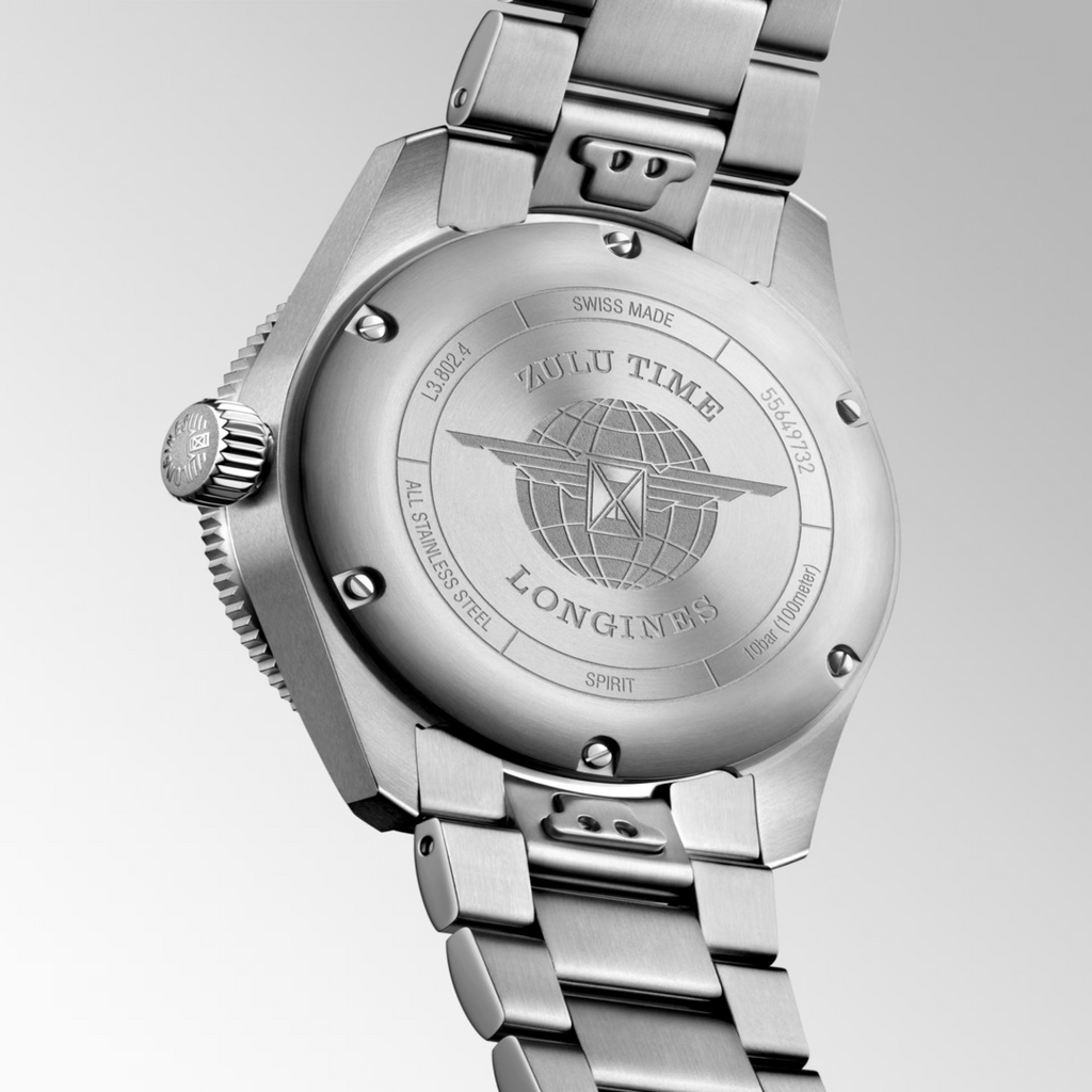 Longines Spirit Zulu Time Watch - L3.802.4.63.6