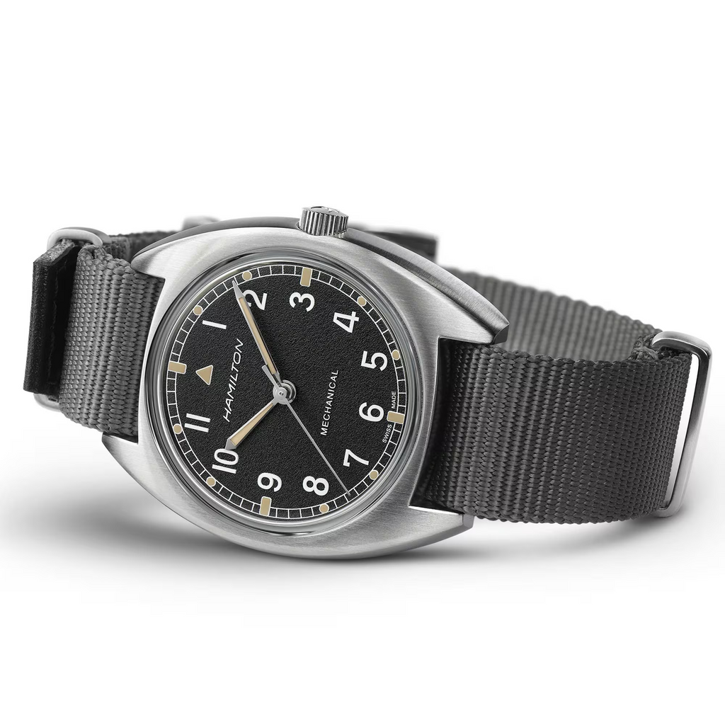 Relógio Hamilton Khaki Aviation Pilot Pioneer Mecanico 36mm x 33mm - H76419931