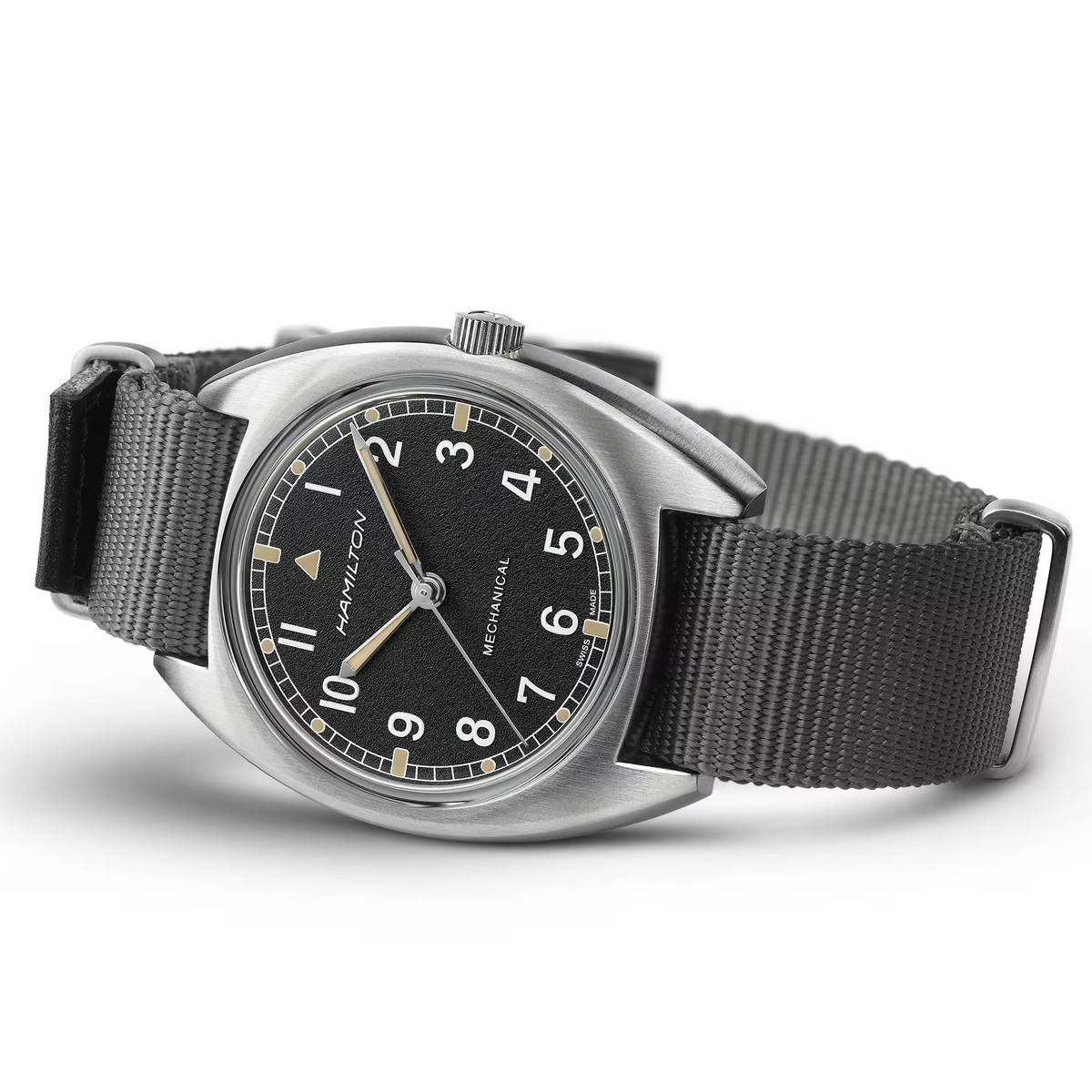 Relógio Hamilton Khaki Aviation Pilot Pioneer Mecanico 36mm x 33mm - H76419931