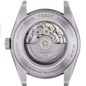 Relógio Tissot Gentleman Powermatic 80 Silicium Ice Blue T127.407.11.351.00
