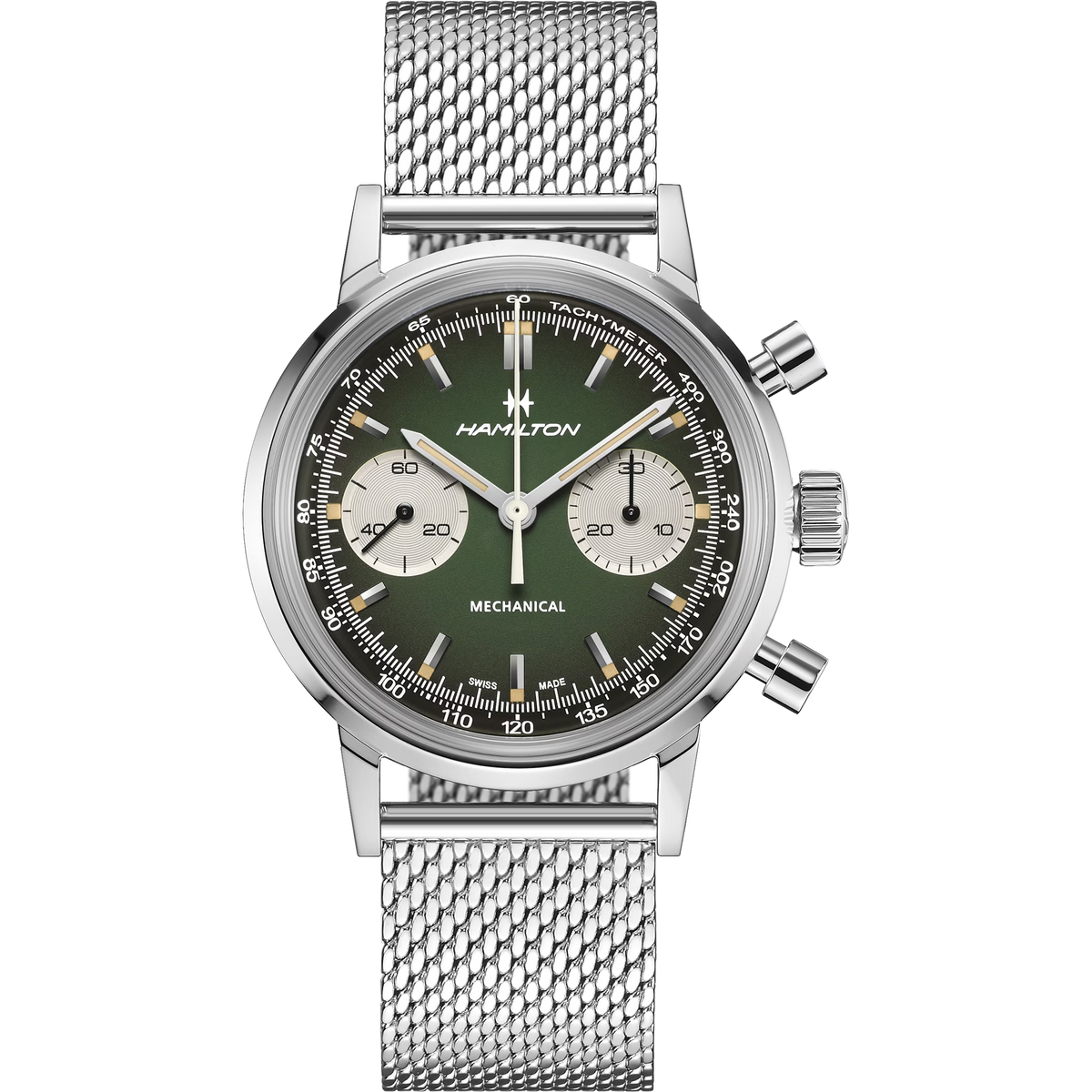 Relógio Hamilton American Classic Intra-matic Chronograph H 40mm - H38429861