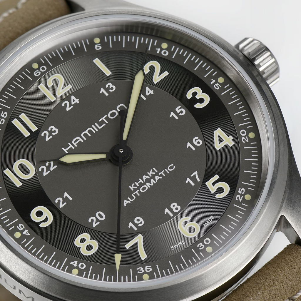 Relógio Hamilton Khaki Field Titanium Auto 42mm - H70545550
