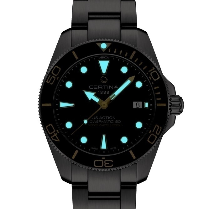 Relógio Certina DS Action Diver 40.5mm Powermatic 80 - C048.407.11.051.01 Open box
