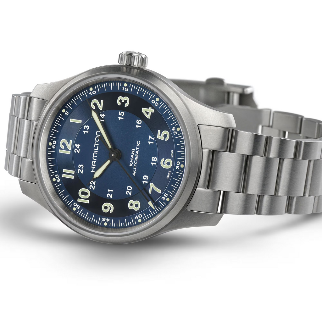 Relógio Hamilton Khaki Field Titanium Auto 42mm - H70545140