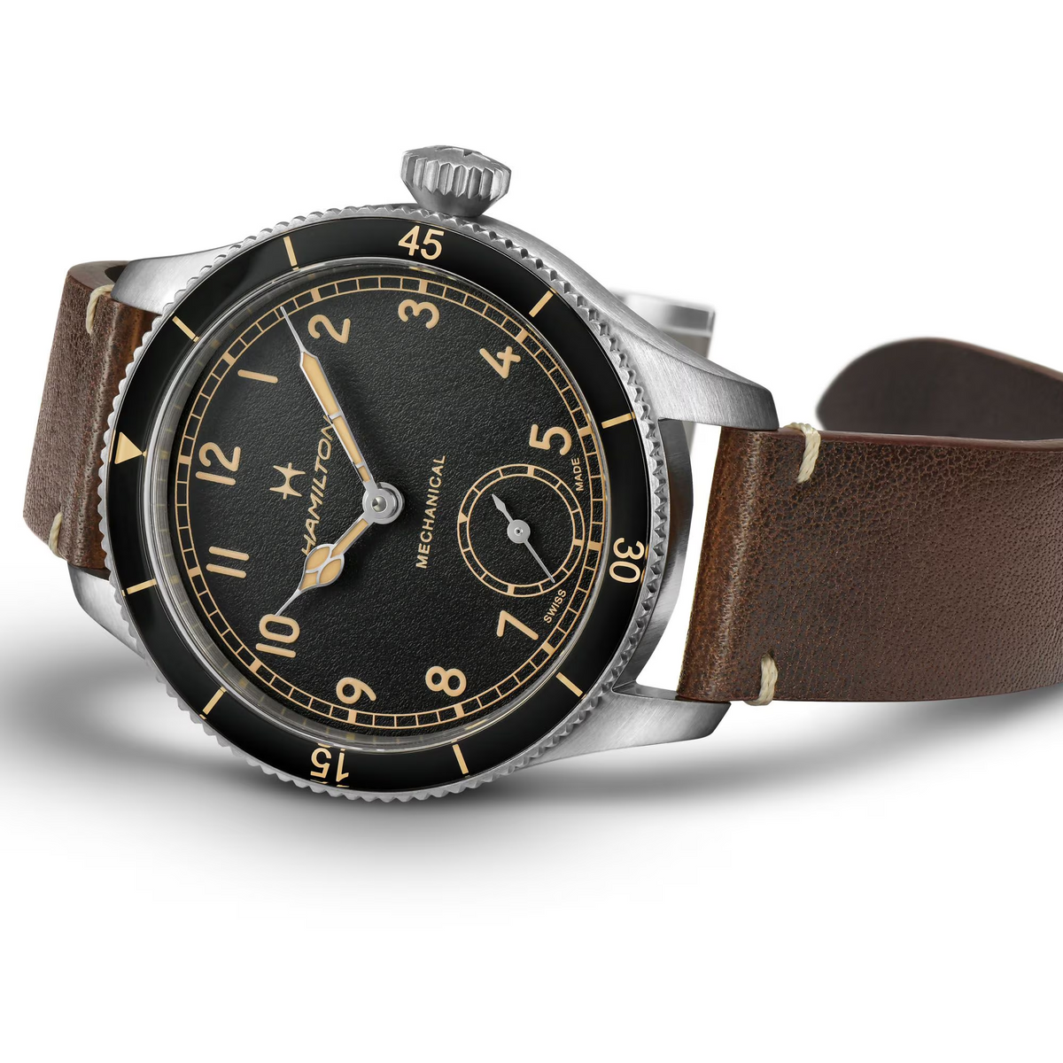 Relógio Hamilton Khaki Aviation Pilot Pioneer Mecanico 43mm - H76719530