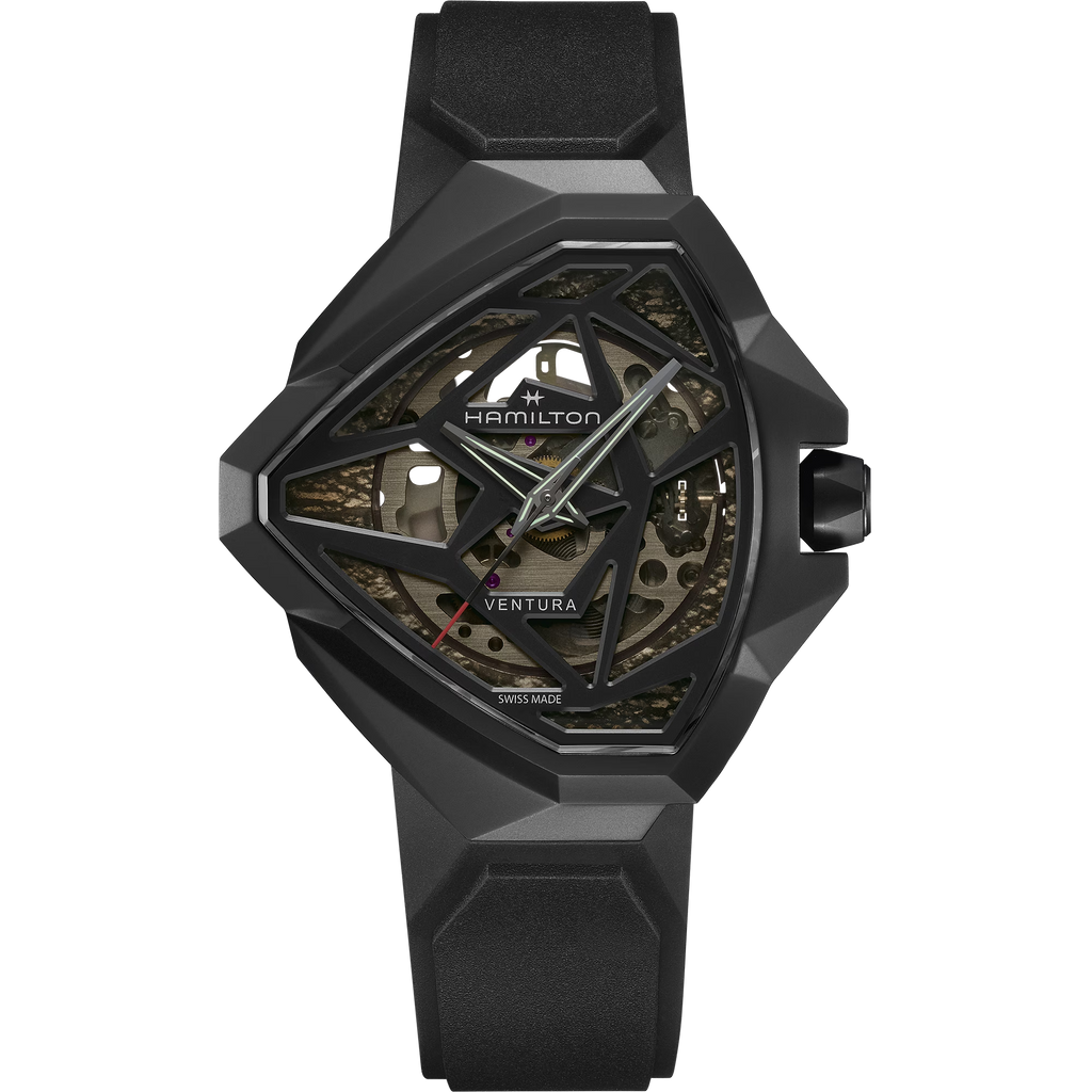 Relógio Hamilton Ventura Edge Skeleton 51mm x 47mm - H24645330