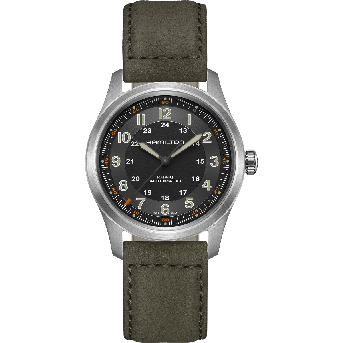 Relógio Hamilton Khaki Field Titanium Auto 38mm - H70205830