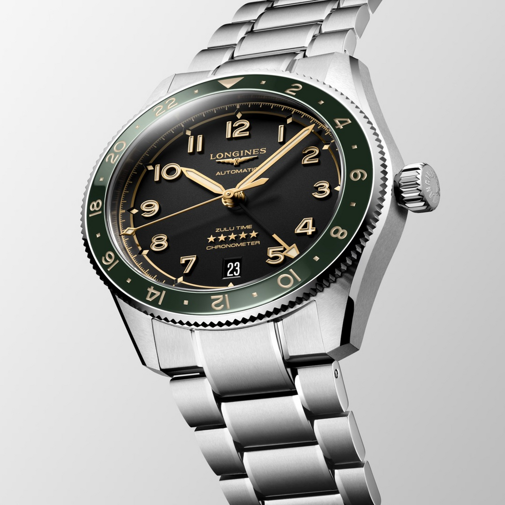 Longines Spirit Zulu Time Watch - L3.802.4.63.6