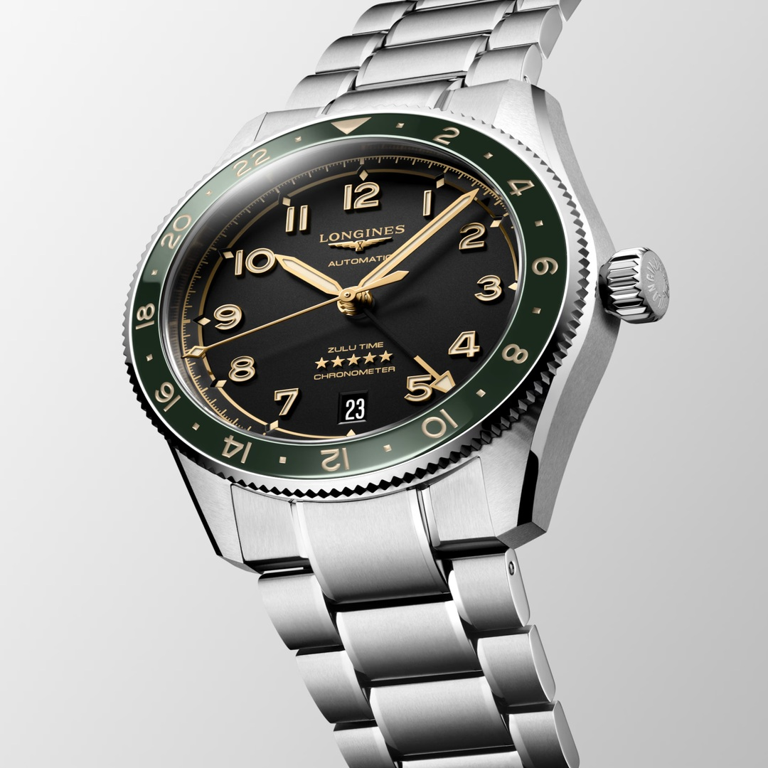 Longines Spirit Zulu Time Watch - L3.802.4.63.6