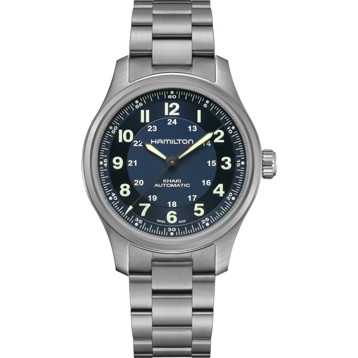 Relógio Hamilton Khaki Field Titanium Auto 42mm - H70545140